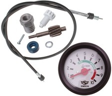 Drehzahlmesser Weiß für