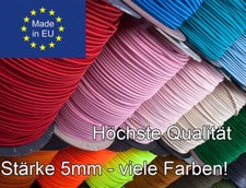 Gummikordel - Gummiseil- Rundgummi - Gummischnur, hochwertig, extra-stark 5mm