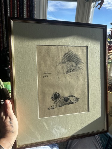 Cecil aldin gerahmter druck - gerahmter,