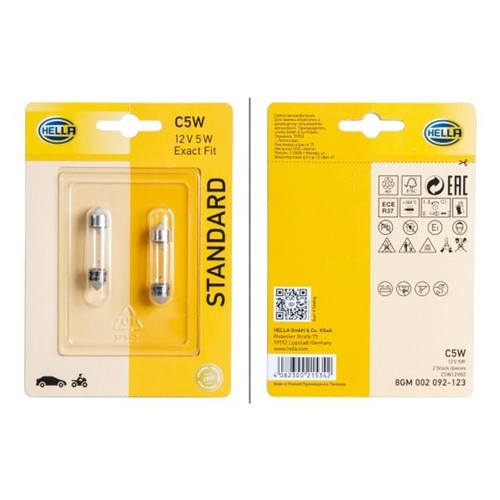 Hella standard c5w halogen - hella,