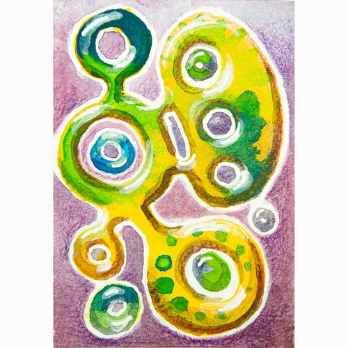 Original painting aceo - original,