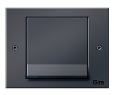 Gira Steckdose Wandsteckdose Klappdeckel TX_44 mit Rahmen 1-fach anthrazit IP44