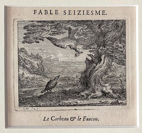 Motte fabeln kupferstich - la,