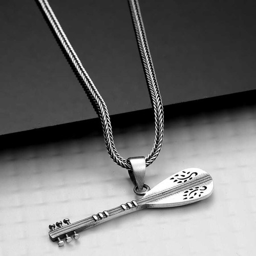 925 silberkette gitarre - 925, +