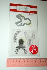 Stempel u. Stanzset v. Hampton Art NEU OVP, Klarsicht Stanzteile u.a. Stampin Up