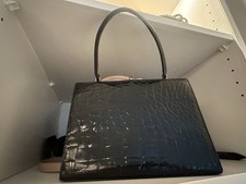 Tasche Leder Kroko Optik
