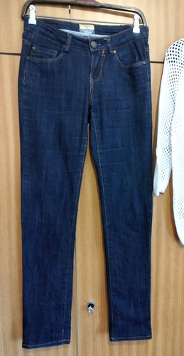 Damen jeans blau orange - jeans,,