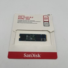 SanDisk SSD PLUS 250GB M.2 NVMe PCIe 3.0 2280 bis 2400MB/s WD Dashboard