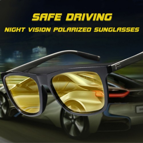 Aluminium nachtfahrbrille - aluminium,
