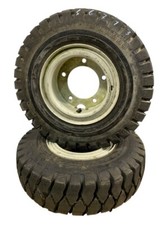 2 Kumho Stapler-Reifen Gabelstapler-Reifen Reifen m. Stahlfelgen 46713