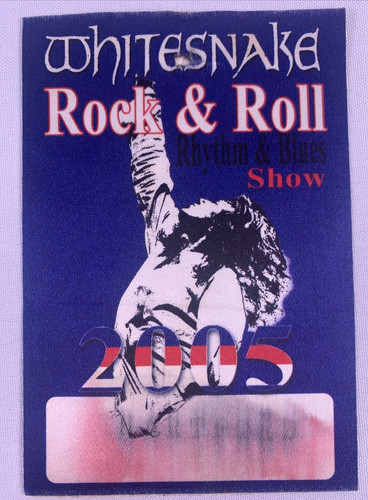 Whitesnake pass ticket - whitesnake,