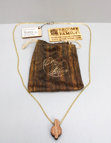 Wood fellas halskette clef - wood,