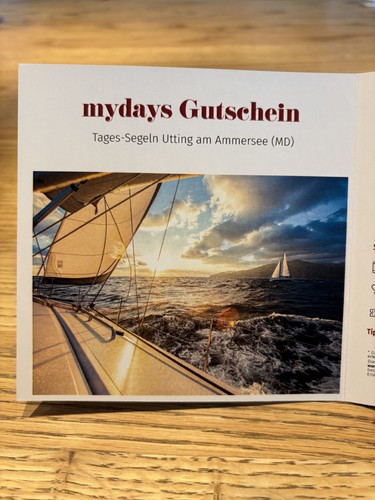 Mydays tages segeln utting - mydays,