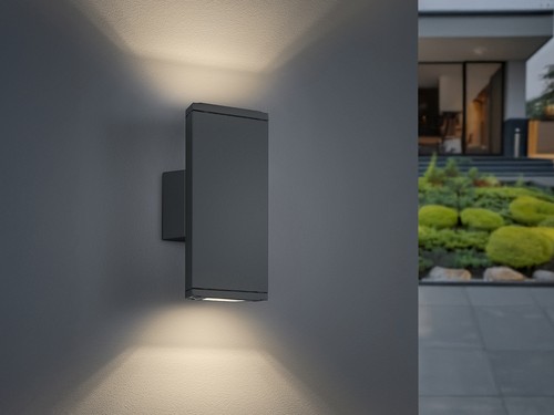 Led außenwandleuchte - außenwandleuchte, &