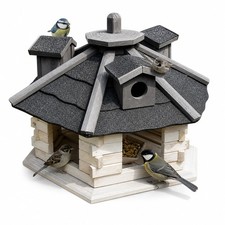 Xxl vogelhaus weiß grau - vogelhaus,