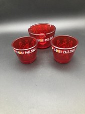 PALL MALL Aschenbecher -Teelicht -Set Glas Rot