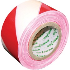 Absperrband 100m Warnband Signalband Flatterband Band Rot Weiß NEU TOP