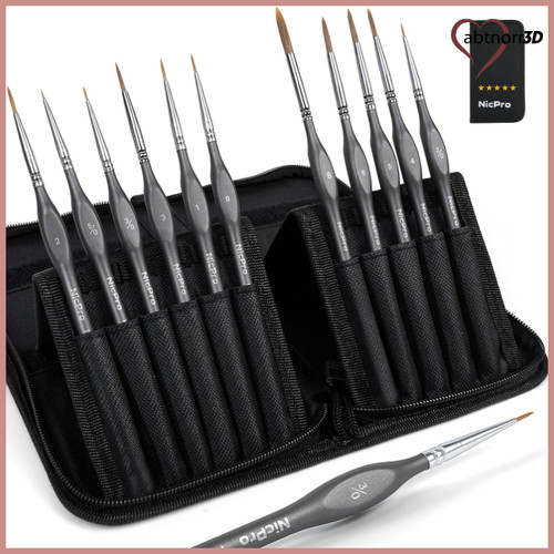 Nicpro miniatur pinselset - nicpro,