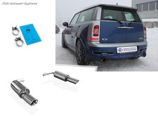 Edelstahl sportauspuff mini - edelstahl,