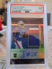 Panini Illusions Football 2022 James Cook /75 PSA 9 RC Bills Trading Card NFL