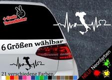 Herzschlag Italien Aufkleber