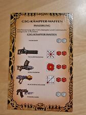 Starquest MB Erweiterung Mission Dreadnought Ersatzteile Waffen Referenzkarte