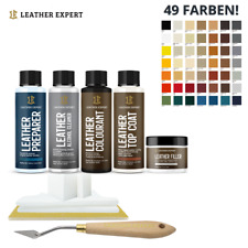 Lederreparaturset für Möbel Couch Sofa Auto Leder Lack Lederspachtel 49 Farben