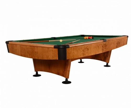 Massiver brauner billardtisch - massiver,
