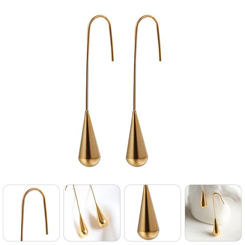 Paar elegante tropfohrring - 1,