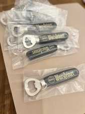 Warsteiner Bier Brauerei Flaschenöffner Neu OVP Schwarz Silber 1 Stück