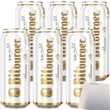 Bitburger Premium Pils Vol. 4,8 % 6er Pack 6x0,5L Dose Einweg Pfand usy Block