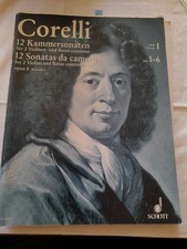 Corelli 12 Kammersonaten für 2 Violinen und Basso continuo
