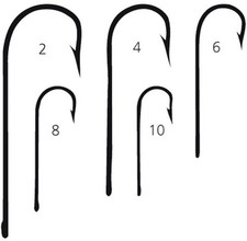 Mustad Aberdeen Plattfisch-Haken Classic Meereshaken Wurmhaken Aalhaken Öhrhaken