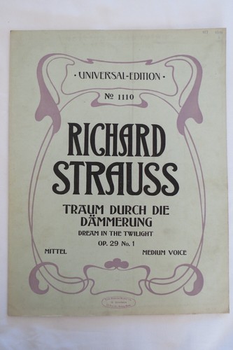 Richard strauss traum - richard, durch