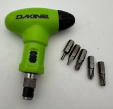 Dakine Bit Schraubendreher Reparatur Ski Drehmoment umschaltbar Grün 5 Bits