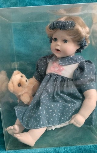 Retro porzellan puppe - retro, original