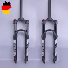 BUCKLOS 26 Zoll MTB Fahrrad Luftfedergabeln 120mm Federweg QR 1-1/8 Fahrradgabel