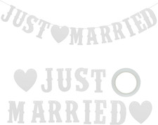 1 Stück Just Married Girlande