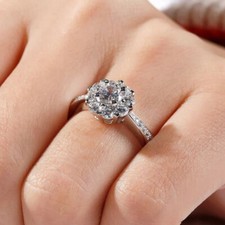 1,50Kt Rund Halo Cluster