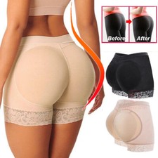 Damen Push Up Po Höschen Slip Unterhose Mieder Pants Gepolstert Schlüpfer Hose