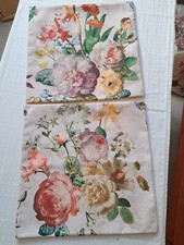 Kissenbezüge 40 x40 cm , 2 Stück, Blütenpracht, Hotelverschluss, Handarbeit