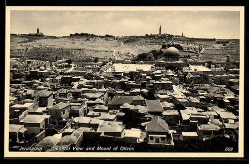 Ansichtskarte jerusalem - ansichtskarte,