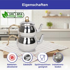 Teekanne set 304 - set, edelstah