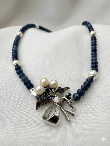 Vintage iolith collier mit - vintage,