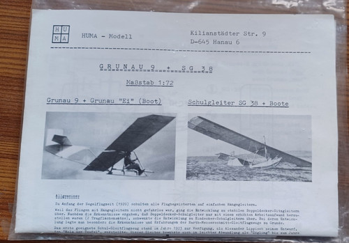 Grunau sg 38 huma - 9,