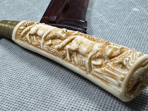 Alt jagd messer - alt, schnitzerei