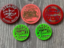 5 x  Fahrchip Oldie-Karussells Fahrgeschäfte - Kirmes Schausteller