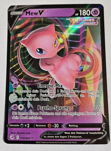 Pokemon karte mew - karte, v