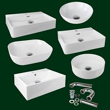 ✅Waschbecken Keramik Aufsatz Komplettset ✅ 
