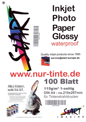 Start fotopapier 100 blatt - 100, din